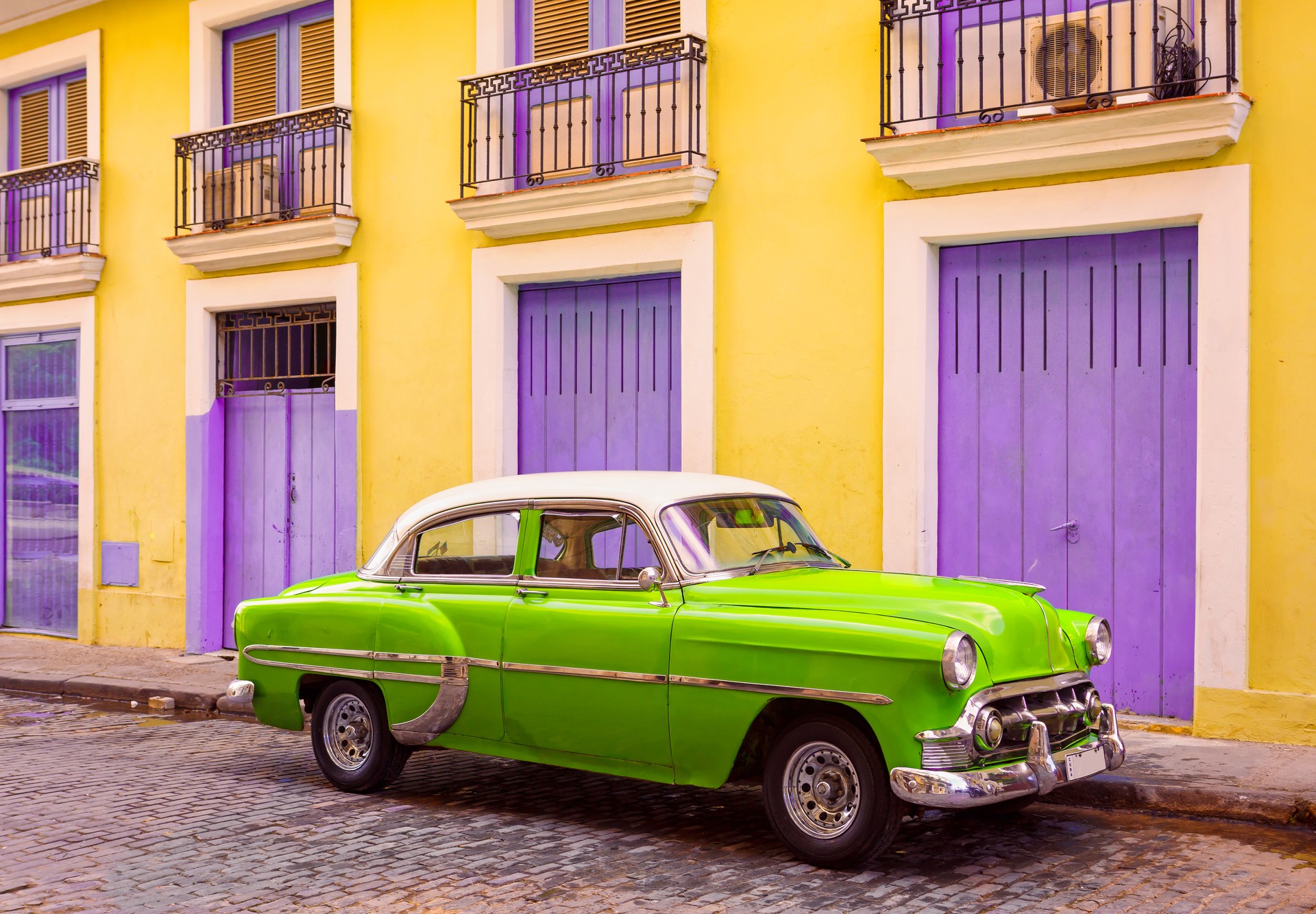 American Made Car in Cuba